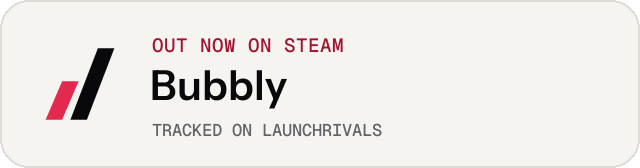 Light launch badge for Bubbly