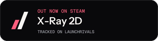 Dark launch badge for X-Ray 2D