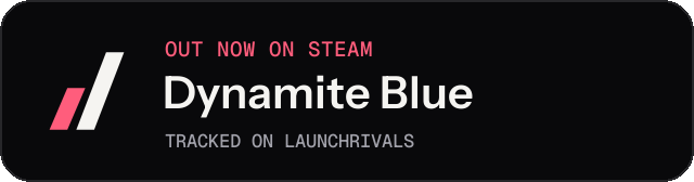Dark launch badge for Dynamite Blue