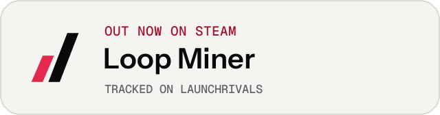 Light launch badge for Loop Miner
