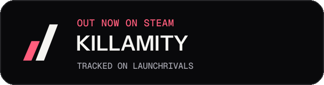 Dark launch badge for KILLAMITY