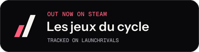 Dark launch badge for Les jeux du cycle