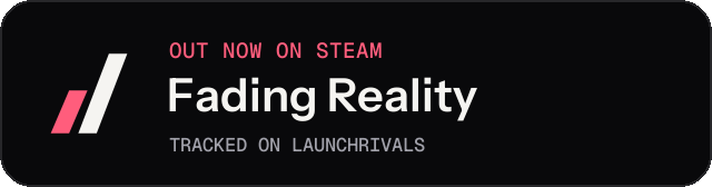 Dark launch badge for Fading Reality