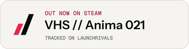 Light launch badge for VHS // Anima 021