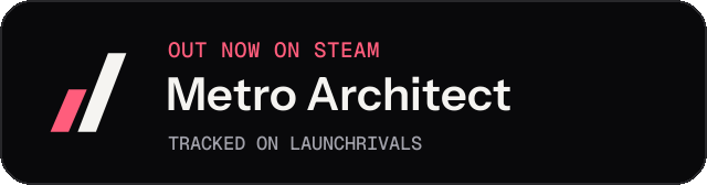 Dark launch badge for Metro Architect