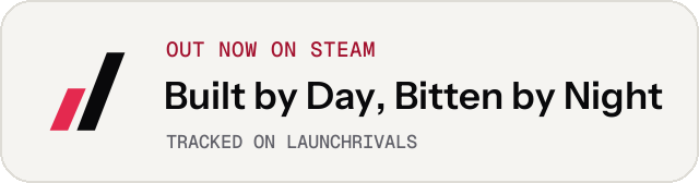 Light launch badge for Built by Day, Bitten by Night