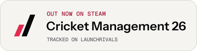 Light launch badge for Cricket Management 26