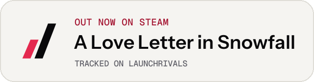 Light launch badge for A Love Letter in Snowfall