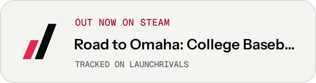 Light launch badge for Road to Omaha: College Baseball Dynasty