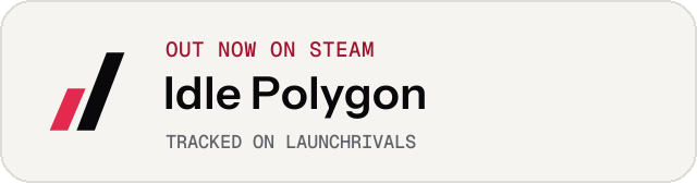 Light launch badge for Idle Polygon