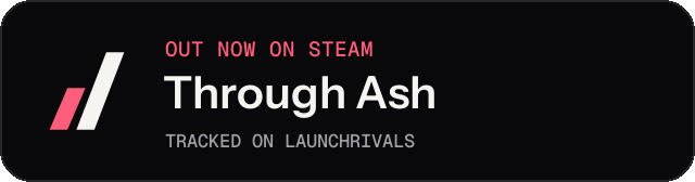 Dark launch badge for Through Ash