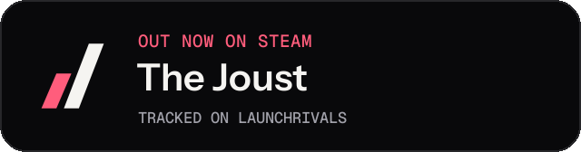 Dark launch badge for The Joust