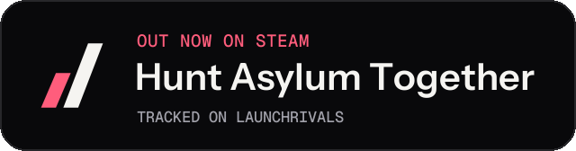 Dark launch badge for Hunt Asylum Together