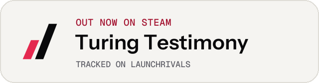 Light launch badge for Turing Testimony