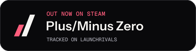 Dark launch badge for Plus/Minus Zero