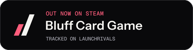 Dark launch badge for Bluff Card Game