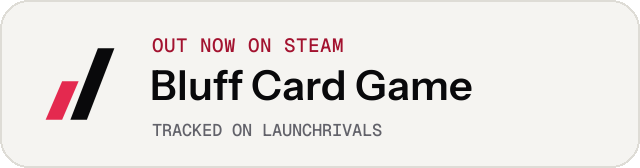 Light launch badge for Bluff Card Game