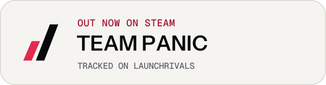 Light launch badge for TEAM PANIC