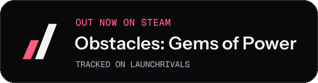 Dark launch badge for Obstacles: Gems of Power