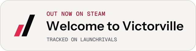 Light launch badge for Welcome to Victorville