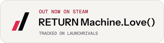 Light launch badge for RETURN Machine.Love()