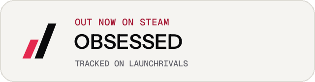 Light launch badge for OBSESSED