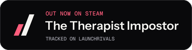 Dark launch badge for The Therapist Impostor