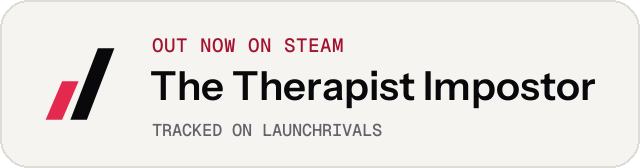 Light launch badge for The Therapist Impostor