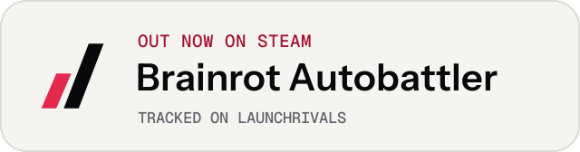 Light launch badge for Brainrot Autobattler