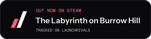 Dark launch badge for The Labyrinth on Burrow Hill