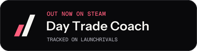 Dark launch badge for Day Trade Coach