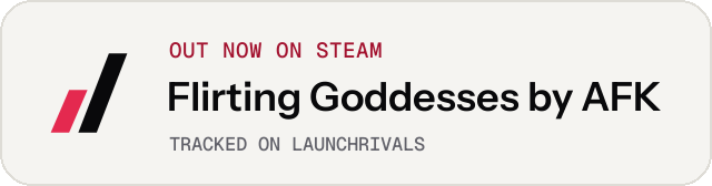 Light launch badge for Flirting Goddesses by AFK
