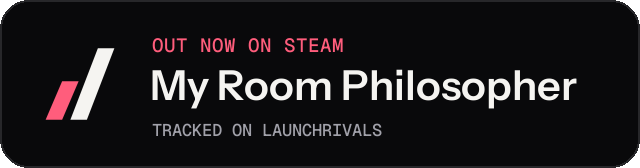 Dark launch badge for My Room Philosopher