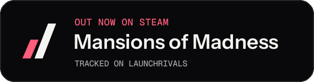 Dark launch badge for Mansions of Madness