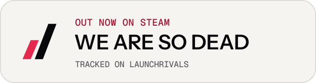 Light launch badge for WE ARE SO DEAD