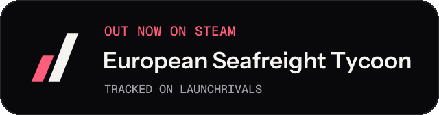 Dark launch badge for European Seafreight Tycoon