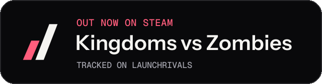 Dark launch badge for Kingdoms vs Zombies