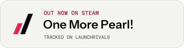 Light launch badge for One More Pearl!