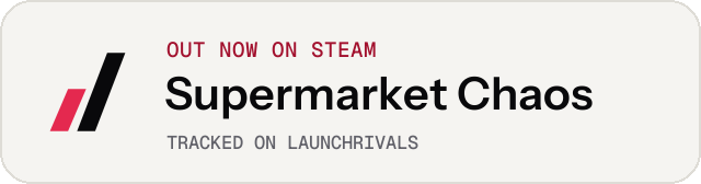 Light launch badge for Supermarket Chaos