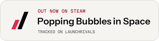 Light launch badge for Popping Bubbles in Space