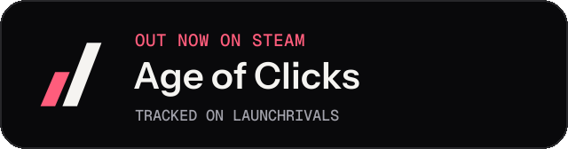 Dark launch badge for Age of Clicks