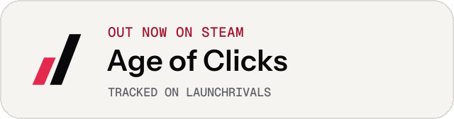 Light launch badge for Age of Clicks