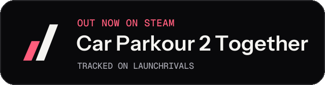 Dark launch badge for Car Parkour 2 Together
