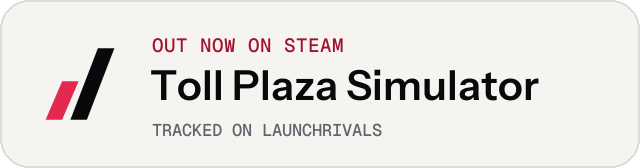 Light launch badge for Toll Plaza Simulator