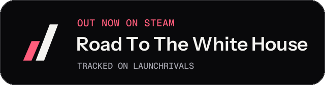 Dark launch badge for Road To The White House