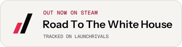 Light launch badge for Road To The White House