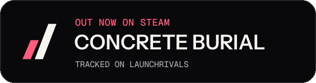 Dark launch badge for CONCRETE BURIAL