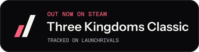 Dark launch badge for Three Kingdoms Classic
