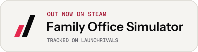 Light launch badge for Family Office Simulator
