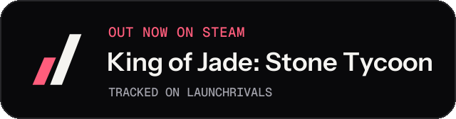 Dark launch badge for King of Jade: Stone Tycoon